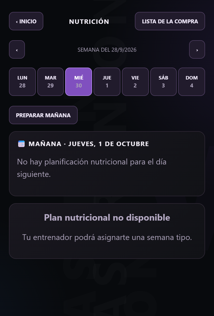 Preparar mañana en la versión actual sin plan